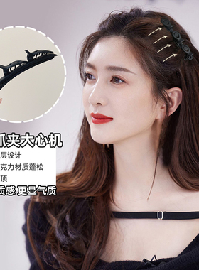 懒人编发侧边夹子头饰刘海夹发卡