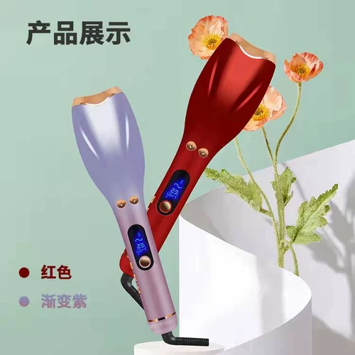 Полно -аутоматическая вьющаяся палка для волос домохозяйство большие катящиеся большие волны, нет травм негативных ионов, электрический ротор ленивый артефакты