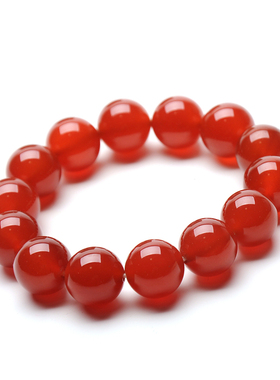 红玛瑙蓝色男士开运礼品手串包邮