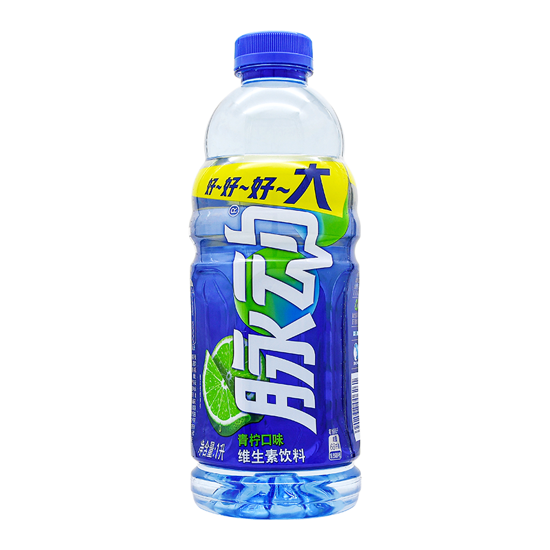 脉动牛饮装低糖青柠味1L*12瓶整箱装特价大瓶家庭畅饮维生素饮料-图0