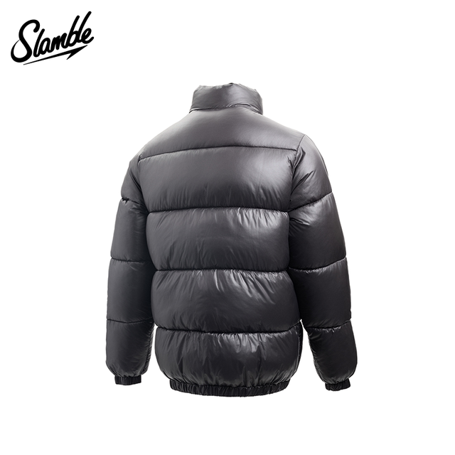 SLAMBLE puff cotton stand collar outdoor sports cotton coat men's windproof thickened warm bread coat winter