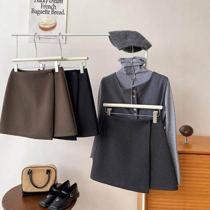 不规则毛呢半身裙女秋冬大码高腰显瘦梨形身材小个子a字包臀短裙,淘宝优惠券,粉丝福利购,淘宝优惠卷
