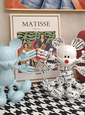 树脂摆件卡通客厅米奇时尚创意