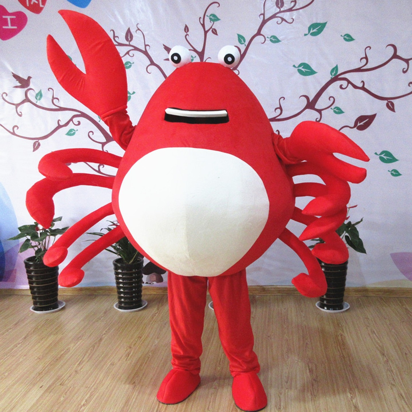 定制动漫广告表演螃蟹大闸蟹帝王蟹卡通人偶巡演出布偶道具衣服装,淘宝优惠券,粉丝福利购,淘宝优惠卷