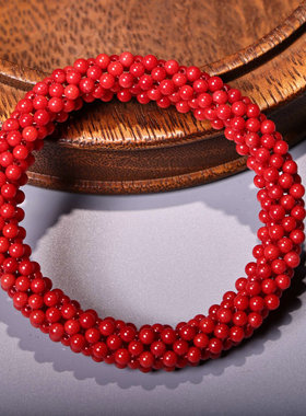 古玩老木雕老花梨木镶嵌老玉圆盒文玩红宝石手串手链手串饰品旧藏