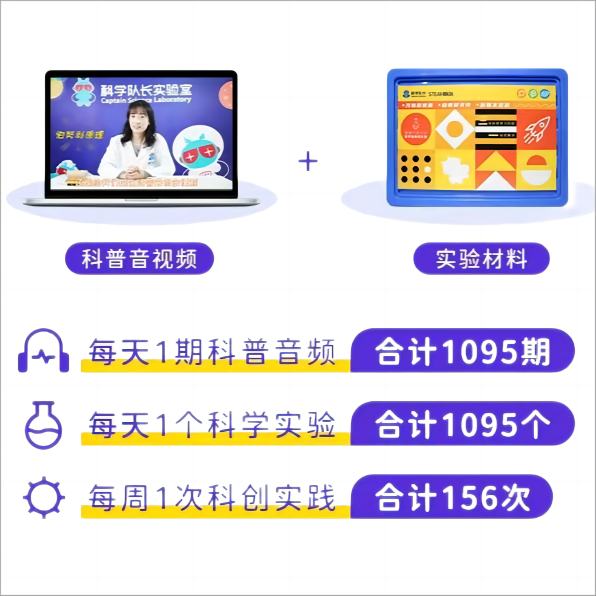 科学队长科学实验儿童实验套装科学实验套装科学实验王3年科创 - 图0
