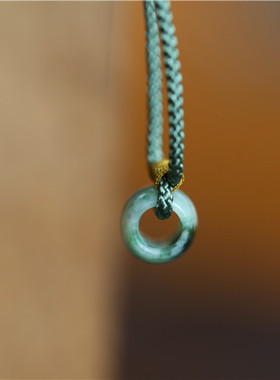 【泼墨】天然翡翠纯手工编特惠