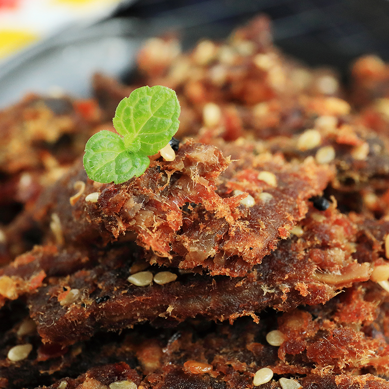 华园香辣五香牛肉粒牛肉干沙嗲味休闲食品办公室解馋零食肉片煲剧 - 图2