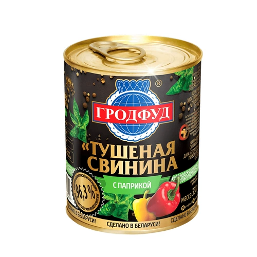-Лазу Евангелие-Беларус Харрисен Золотой Стандартный Сладкий Сладкий пряный говяжий банки Canas для консервированных больших кусочков больших кусочков мяса