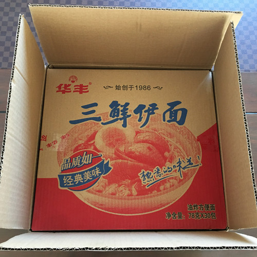 华丰三鲜伊面88克*30袋原味东北阜新产方便面整箱泡面怀旧 - 图1