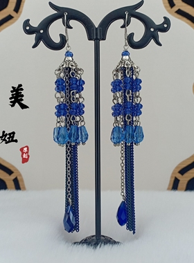 原创设计手工串珠耳环女小众高级感气质耳饰2026新款爆款耳坠
