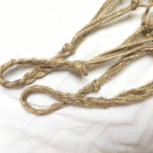 复古镂空水果网兜80年代手提网兜购物袋麻绳棉线编织老式怀旧网袋 - 图0