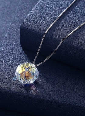 奥地利水晶车轮珠项链耳线