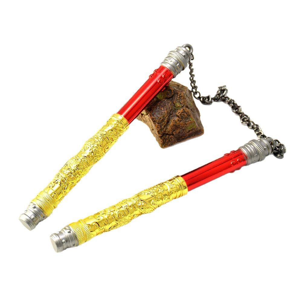 和平精英和平精英周边双节棍神龙地铁逃生近战武器金属模型合金玩具摆件