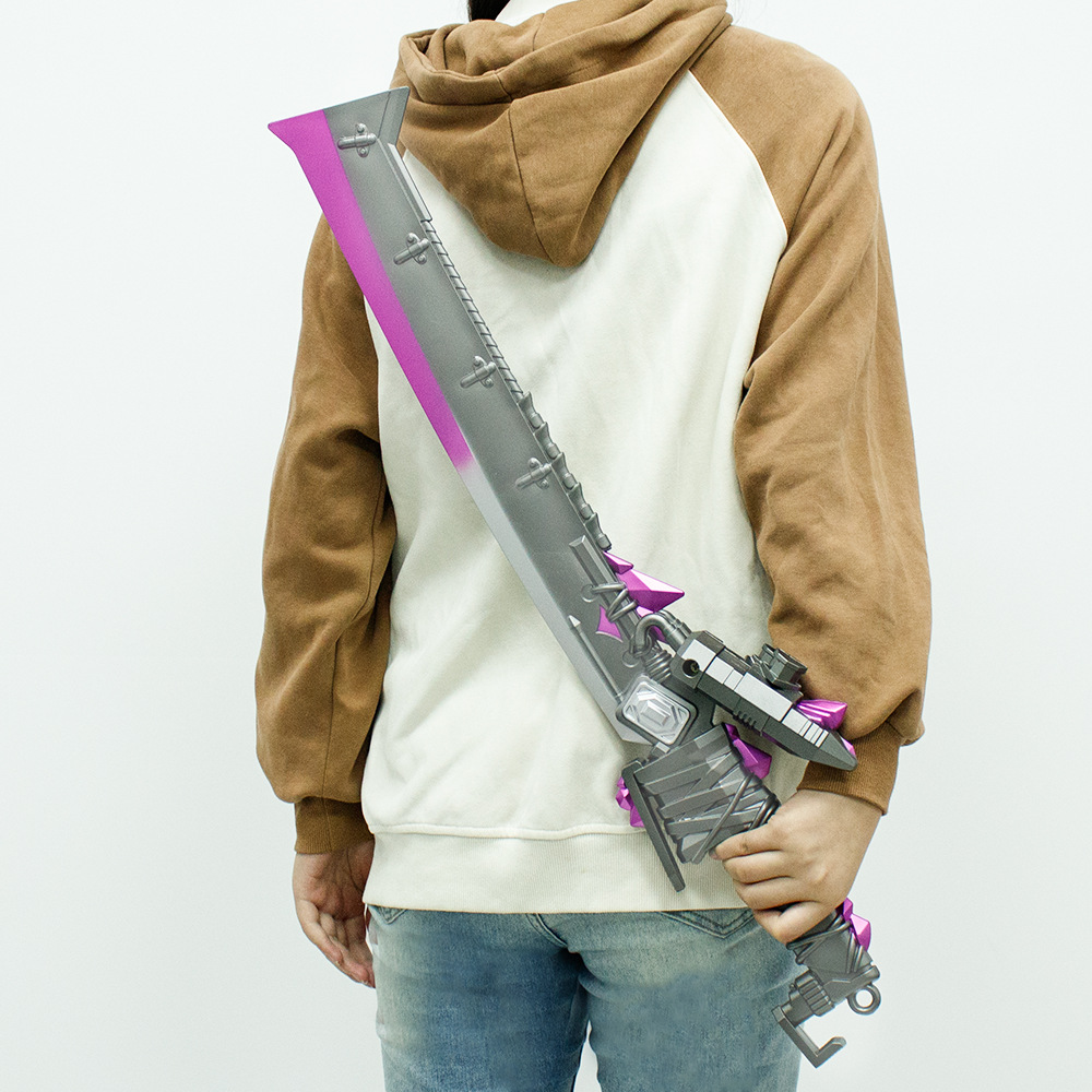 和平精英和平精英游戏周边塑胶PU火焰刀超大武器COS兵器软胶男孩玩具模型