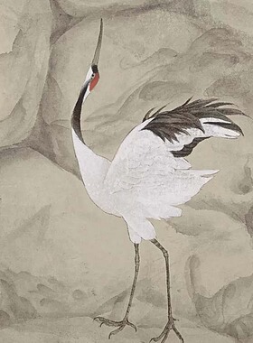 新中式风横幅有框客厅装饰挂画