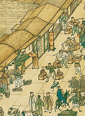 清明上河图折叠新中式风装饰画