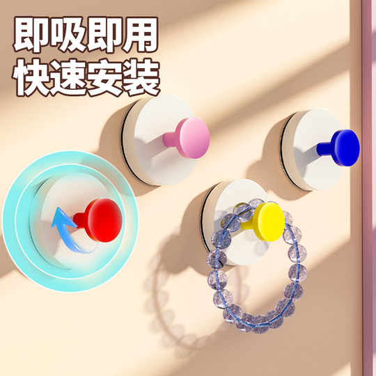 多巴胺吸盘挂钩浴室门后挂衣架卫生间挂毛巾厨房强力承重无痕粘贴