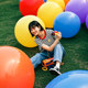 Outdoor large balloon thickened 36 inch park lawn toy