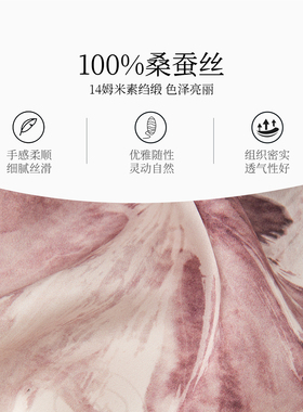 【十二花神系列】万事利秋冬新品100%桑蚕丝真丝丝巾中方巾礼物
