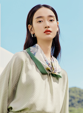 万事利真丝女夏季百搭小方巾