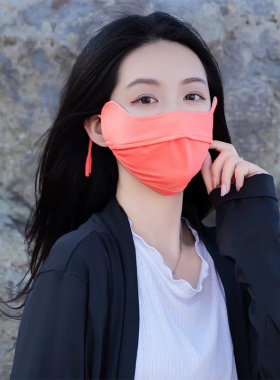 授权店铺 台湾Hoii后益防晒口罩护眼角猫型防紫外线轻薄透气