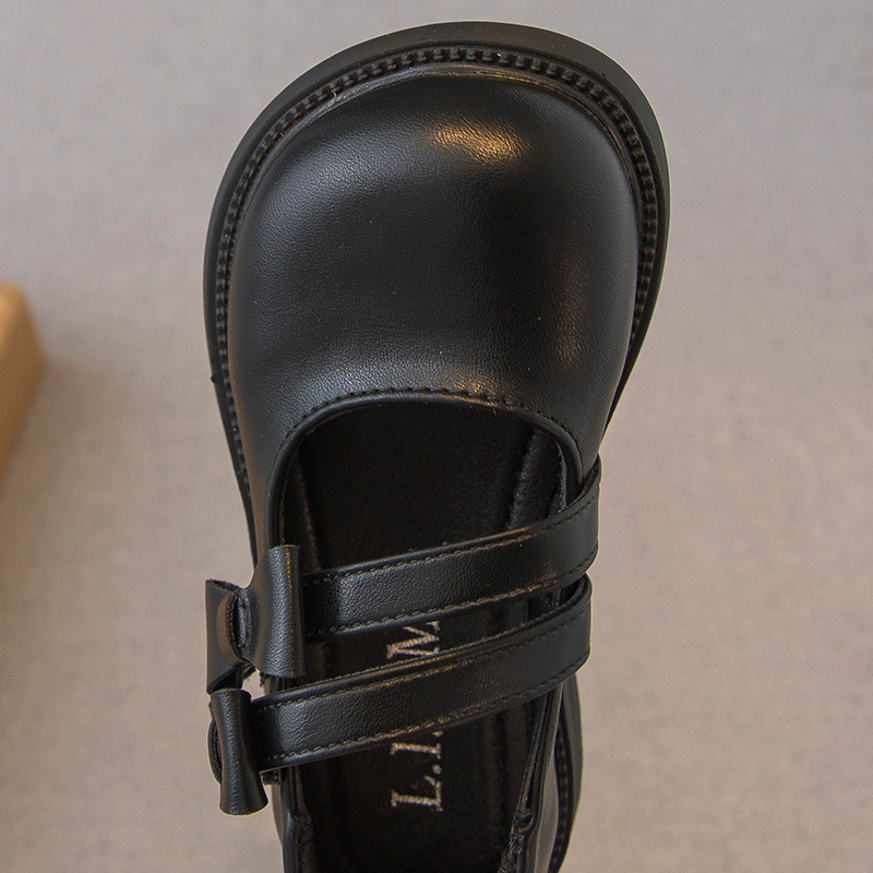 女童皮鞋2024春秋新款儿童鞋子小女孩公主鞋软底豆豆鞋单鞋学院风,淘宝优惠券,粉丝福利购,淘宝优惠卷