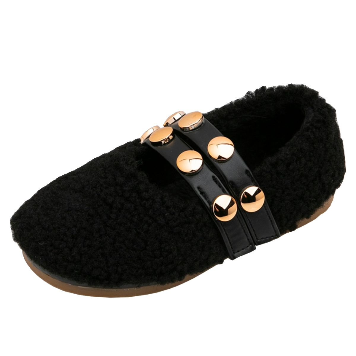 女童毛毛鞋外穿2025冬季新款儿童鞋子二棉加绒豆豆鞋宝宝棉鞋大童,淘宝优惠券,粉丝福利购,淘宝优惠卷