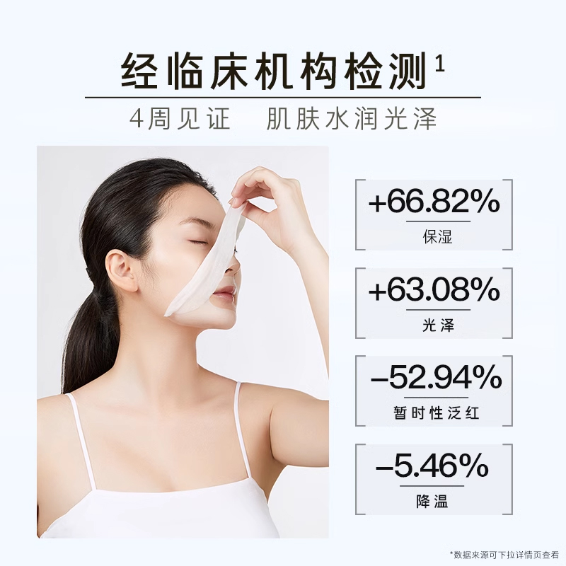 【双11现货速达】梦妆花舒玻尿酸益生面膜面部保湿紧致水润舒缓