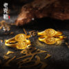 Lao KeLe ancient gold plum, orchid, bamboo and chrysanthemum ring