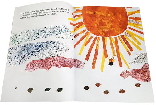 【送音频】英文原版进口绘本 感知生命成长卡尔爷爷Eric carle:The Tiny Seed小种子3-6岁低幼入门启蒙学习英语故事书正版童书 - 图1