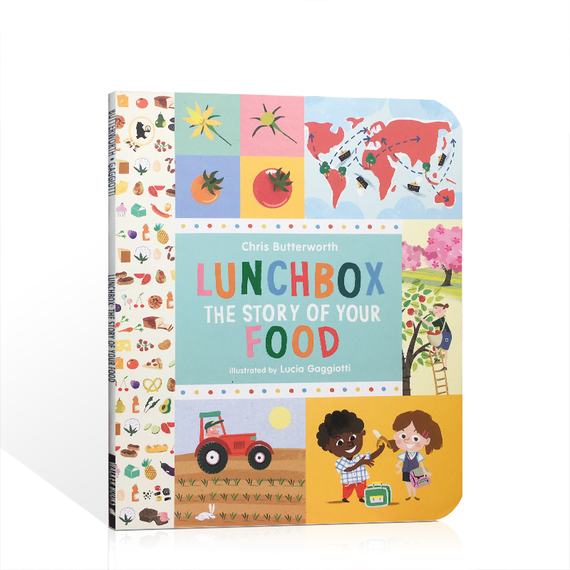 食物是怎么来的？ 英文原版绘本Lunchbox The Story of Your Food 午餐盒食物的故事儿童科普故事图画书 STEAM知识百科 5-9岁 - 图3