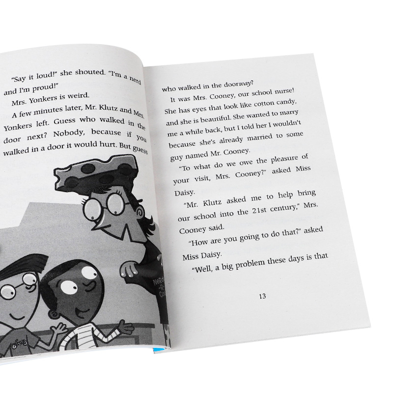 【送音频】疯狂的学校第一季初级桥梁章节书 My weird school 英文原版儿童小说6-8-10岁疯狂学校校园故事漫画英语趣味小说-附图3