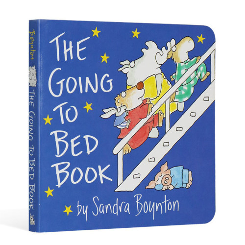 The Going to Bed Book到床上看书该睡觉啦Sandra boyton桑德拉博因顿启蒙英语晚安故事英文原版绘本PeekabooMoo Baa La - 图3
