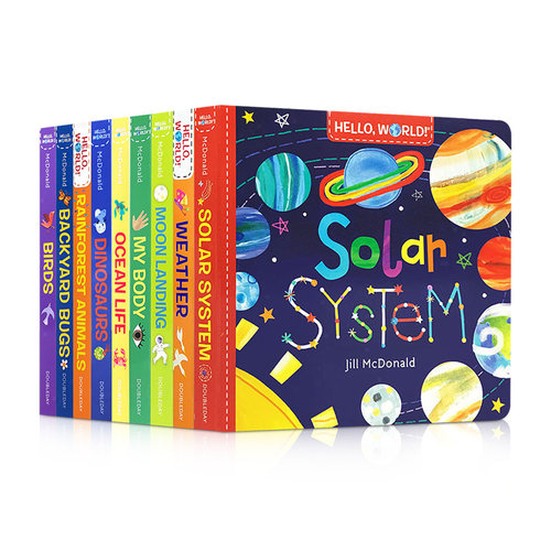 150元5本Hello World你好，世界系列幼儿stem科普百科绘本Solar System太阳系/My Body我的身体/Weather天气/Dinosaurs 恐龙 - 图3
