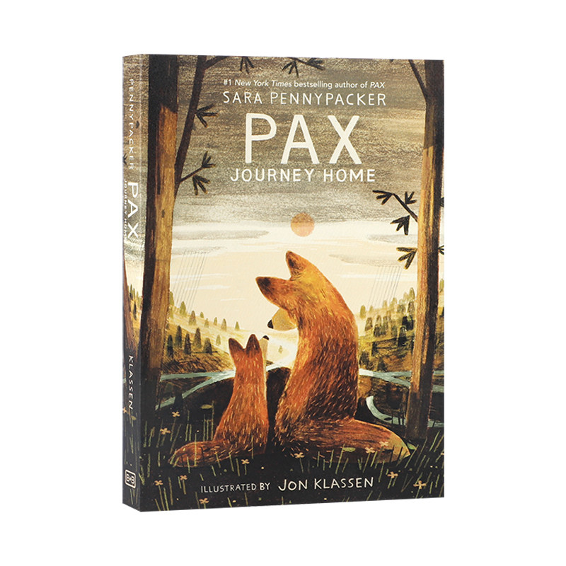 【毛边书】英文原版小说Pax, Journey Home小狐狸帕克斯,回家的旅程10-14岁中小学生英语课外阅读Sara Pennypacker纽约时报畅销书