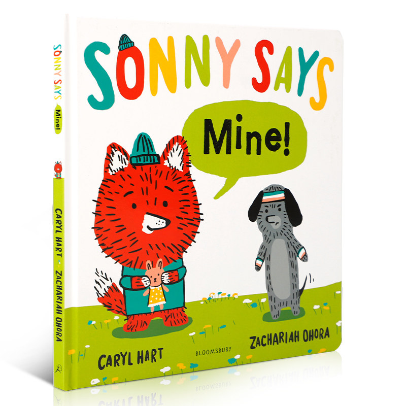 英文原版 Sonny Says, "Mine!" 索尼说这是他的兔子 2-5岁儿童宝宝儿童礼仪启蒙绘本图画书精装绘本 Bloomsbury出版