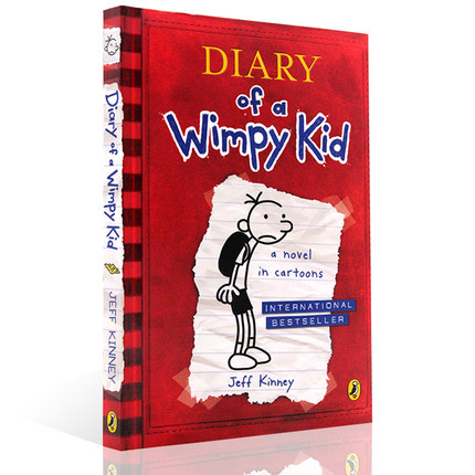 155元8件送音频Diary of a Wimpy Kid#1小屁孩日记英文原版1小鬼第一册Jeff Kinney儿童一二年级英语书纯英文原版小说绘本漫画书-图3