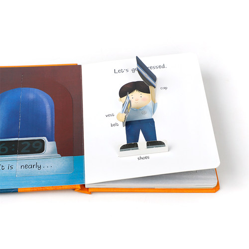 英文原版 Busy Day: Police Officer 纸板 忙碌的一天：警擦 2-6岁宝宝儿童早教启蒙翻翻互动纸板书基础概念认知Ladybird - 图0