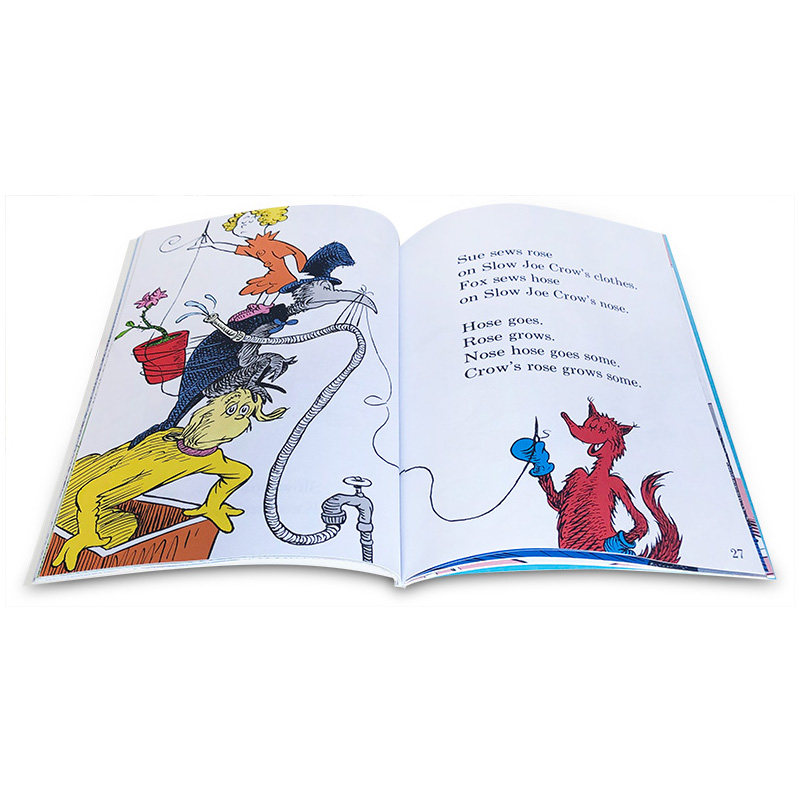 【送音频】英文原版Dr. Seuss Fox in Socks 穿袜子的狐狸苏斯博士系列3-6岁儿童图画故事书亲子趣味英语阅读绘本 廖彩杏推荐书单