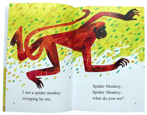送音频英文原版绘本Eric Carle brown bear what do you see polar panda baby bear正版艾瑞卡尔4-7岁你在看什么看到了瞅啥 - 图1