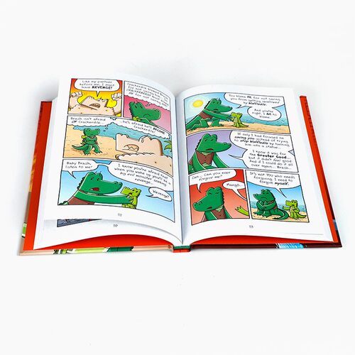 英文原版进口 InvestiGators:Braver and Boulder发明家系列2册 6-9岁英语课外阅读读物儿童冒险故事桥梁章节漫画书精装正版 - 图2