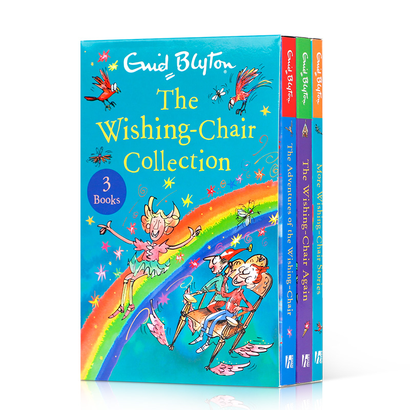 英文原版The Wishing Chair许愿椅3册盒装儿童课外阅读奇幻冒险小说 Enid Blyton伊妮德·布莱顿的经典奇幻英语桥梁章节书-图3