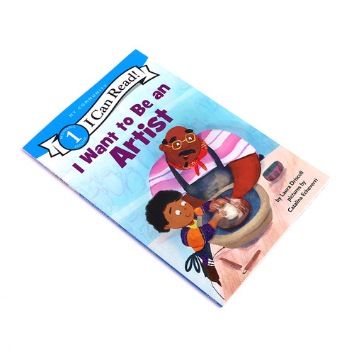 英文原版ICR1 I Want to Be an Artist: A My Community I Can Read 我想成为一名艺术家 儿童英语启蒙分级读物 艺术职业 - 图0