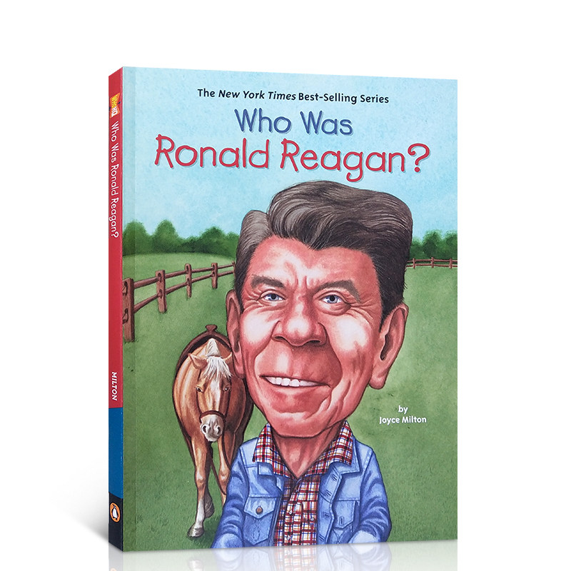 英文原版 谁是罗纳德·里根 Who Was Ronald Reagan? Who Was/Is 系列人物传记文学 名人传记系列 青少年英语课外阅读书籍进口书