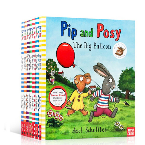 英文原版Pip and Posy波西和皮普全套10册小小聪明豆绘本名家Axel Scheffler咕噜牛绘者儿童启蒙The Snowy Day pozy - 图2