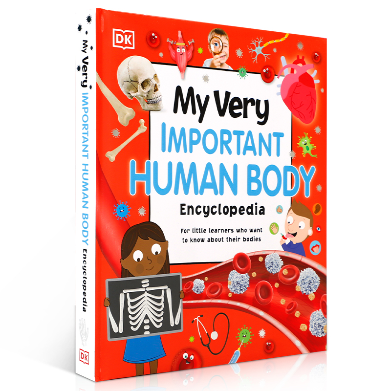 英文原版 我非常重要的人体百科全书My Very Important Human Body Encyclopedia 4-8岁儿童启蒙DK人体百科科普精装绘本 - 图3