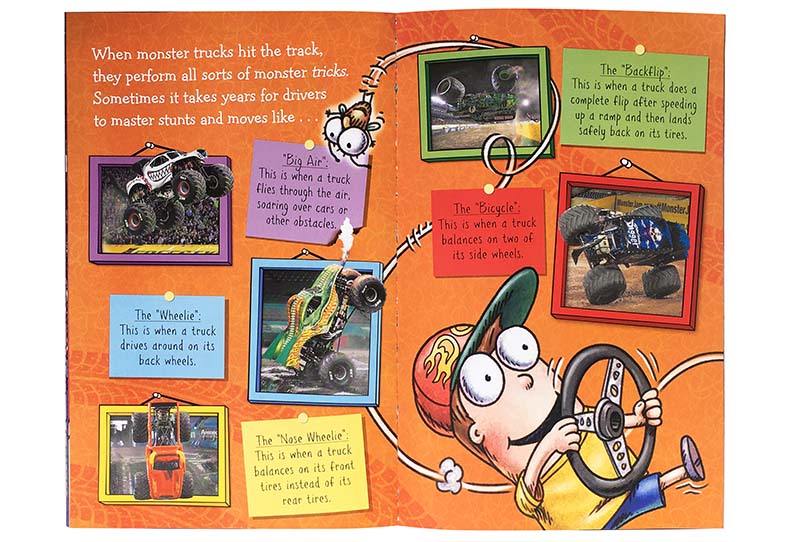 苍蝇小子系列分级读物Fly Guy Presents：Monster Trucks 英文原版绘本 儿童科普英语图画书英文版 学乐小读者hi flyguy - 图1