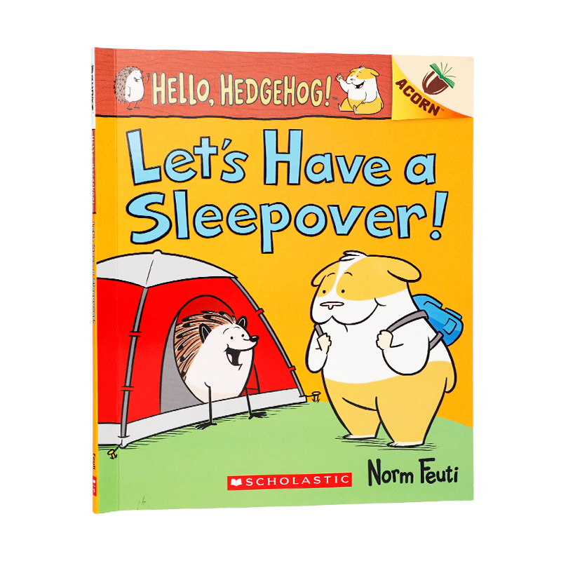 英文原版进口你好，刺猬#2我们来过夜吧Hello, Hedgehog! #2: Let's Have a Sleepover儿童英语分级阅读读物学乐章节桥梁书