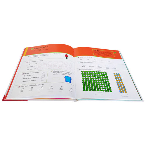 DK学乘法表 Help Your Kids With Times Tables 小学知识 DK 乘法表 趣味教学 Carol Vorderman 5~9岁 英文原版工具书 - 图2